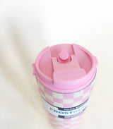 To Go Frost Buddy - Pink Checkered - Teigan & Co