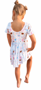 Touchdown Twirl Dress |Toddler & Youth - Teigan & Co