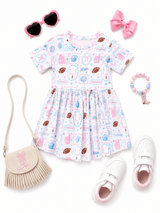 Touchdown Twirl Dress |Toddler & Youth - Teigan & Co