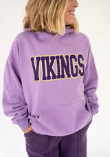 Vikings Patch Hooded Sweatshirt | Women's - Teigan & Co